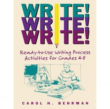 Ready-To-Use Writing Process Activities for Grades 4-8 by Carol H. Behrman