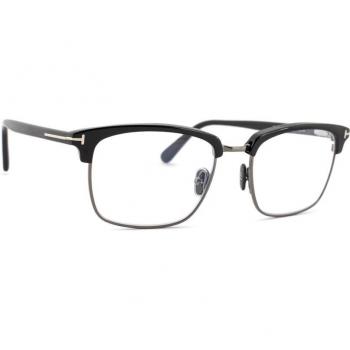 Tom Ford FT5801-B 001 54 Black Optical Frame, Versatile and Stylish, Black Male, Size: 54 MM