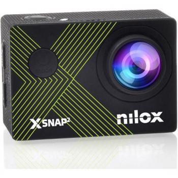 Cámara Deportiva Nilox Action Cam XSNAP2 Negro, resolución de video 1080p, lente gran angular de 120 grados, conectividad Wi-Fi, pantalla LCD de 2 pulgadas, resistente al agua hasta 30 metros con