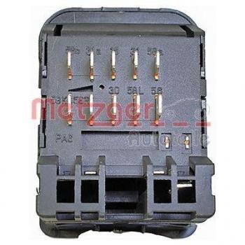 Interruptor de ajuste de espejo METZGER 0916627