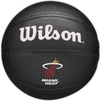 Wilson Team Tribute Miami Heat Mini Ball, Unisex Black Basketball