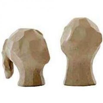 Cooee Design - Escultura (hormigón, limón, 15 x 9,5 x 12 cm)