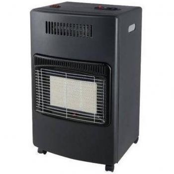 Estufa de Gas GLP Infrarrojos Ventilada 4200 Watts Modelo Mitra Negra 42x38x72 cm
