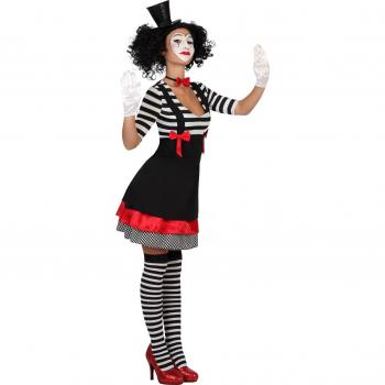 Disfraz para Adultos Mimo XXL con Detalles de Circo y Multicolor (2 Piezas)