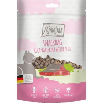MjAMjAM Snackbag con salmón salvaje - snacks para gatos