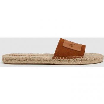 Sandalias de piel Siva Berry marrón Pepe Jeans