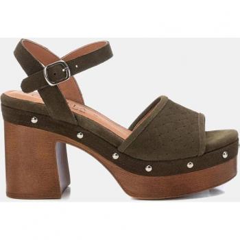 Sandalias de tacón con plataforma y pulsera al tobillo