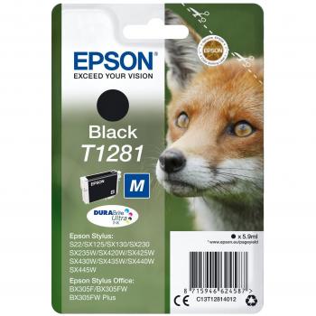 Epson T1281 Cartucho de Tinta Negro Original C13T12814012