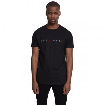 Mister Tee Men's Casual Black Fuck This T-Shirt, 100% Cotton, Short Sleeve, Round Neck
