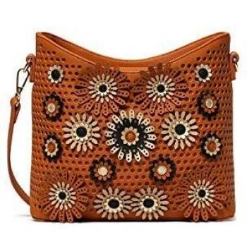 Desigual Mujer Bols_Allegreto Galati Bolso de asa, marrón