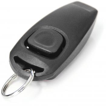 Clicer 2en1 y Silbato Entrenamiento con clicker para Perros Silbato para Perros adiestramiento de Perros en Negro de la Marca PRECORN