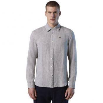 North Sails Gray Linen Shirt - XXL