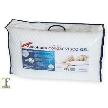 Almohada de VISCO-GEL, Molliccio. Las propiedades de la Viscoelástica combinadas el frescor del Gel.