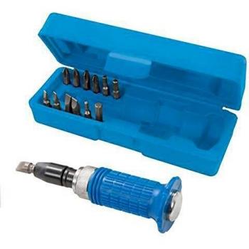 Silverline Tools 375291 - Atornillador de impacto engomado y puntas, 14 pzas