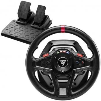 Thrustmaster T128 Racing Wheel with Force Feedback and Analog Pedals for PC, Xbox Series X/S, Xbox One