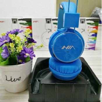Auriculares Estéreo Plegables Bluetooth NIA Q8 con Micrófono, Soporte para Tarjeta TF y Radio FM