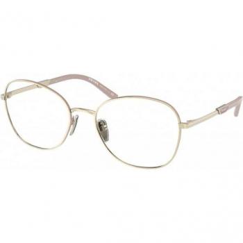 Gafas Graduadas PRADA PR 64YV 17A1O1 Armazones para Mujer Dorados con Lentes Recetadas de 52 mm