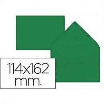 Liderpapel - Sb39 Pack De 15 Sobres, 114 X 162 Mm, Color Verde Acebo
