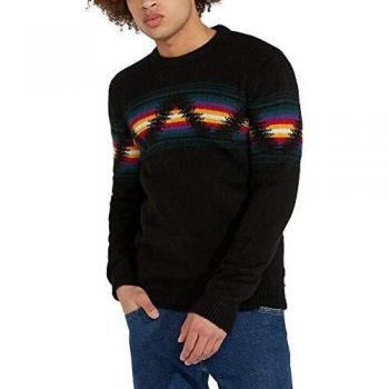 Wrangler Men's Pullover with Print Black in Size Medium
