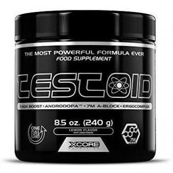 Xcore TesToid 26 Servings, Suplemento para Deportistas, Sabor a Limón - 240 gr