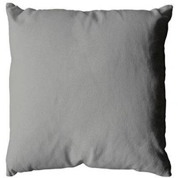 Cojín desenfundable 40x40cm - Gris Claro efecto Bachette