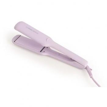 Plancha de Pelo Cerámica Lavanda XL - 5 Temperaturas, Cable Giratorio 360º, Función Alisado y Rizado, 68W