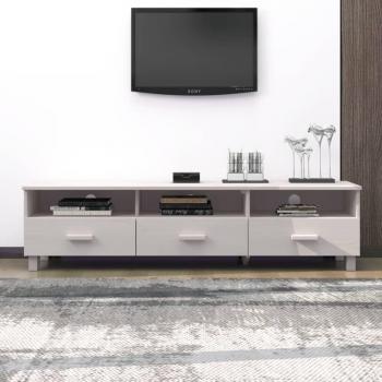 vidaXL TV Cabinet HAMAR White 158x40x40 cm Solid Wood Pine