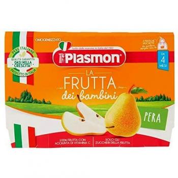Plasmon Omogeneizado de Pera para Bebés 4x100g