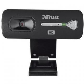 Trust Ceptor - Webcam (Micrófono incorporado), negro