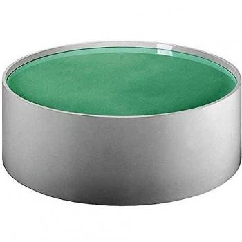 BigBuy Home S0111543 Mesa de Centro Cristal, Madera MDF, 78 X 78 X 30 Cm, Materiales Varios, Multicolor