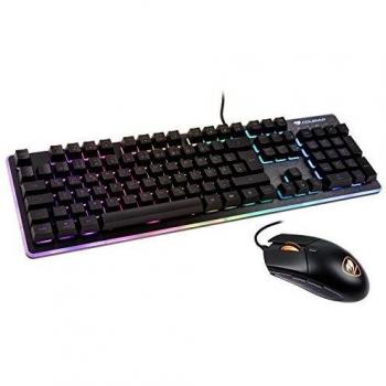 Teclado y Ratón Gaming Cougar Deathfire EX Pack con Retroiluminación RGB y Diseño Ergonómico