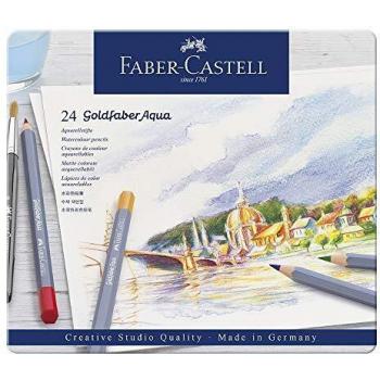Estuche de colores acuarelables Goldfaber.