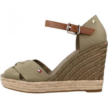 Sandalias de Mujer Tommy Hilfiger Modelo Basic Open Toe High Color Verde GXRWO GXRWOODRI