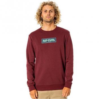 Sudadera Rip Curl Surf Revival Box M Dark Red para Hombre