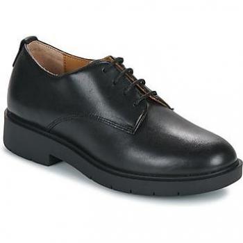 Geox D Spherica Ec1 A, Derbie para Mujer, Color Negro, Talla 38 EU