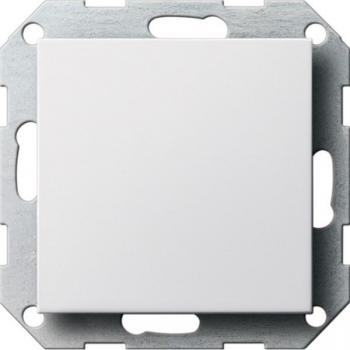 Gira 026827 Blind Cover with Support Ring System55 Pure White Matte