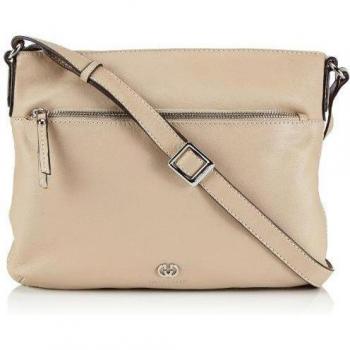 Gerry Weber Piemont Shoulder Bag 4080002617 - Bolsa al hombro de cuero para mujer, color blanco, talla 30x22x2 cm