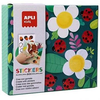 APLI Kids 18362-Juego de gomets Mariquita