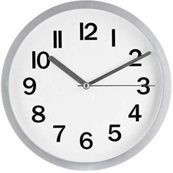 Reloj de Pared Atmosphera de Plástico Gris 22 cm