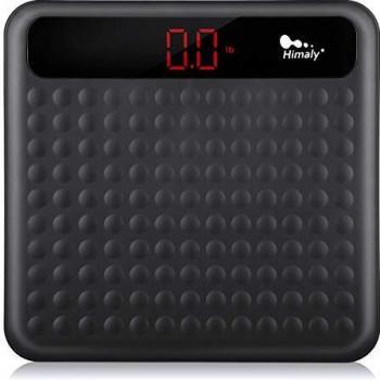 Himaly Báscula de baño Antideslizante, Digital de Alta Medición Precisa 180kg / 400lbs, Pantalla LCD digital de gran área,