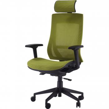 Vinsetto Silla de Oficina Ergonómica Giratoria con Altura Ajustable, Reposabrazos, Reposacabezas Regulables y Respaldo Alto de Malla 66,5x66x120-