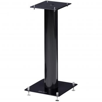 Norstone Stylum 1 Piso Negro Soporte de Altavoz - Soporte para Altavoces
