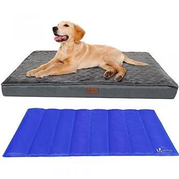 Cama Perro Ortopédica XL con Gel Refrescante y Cojín de Espuma con Memoria - Vounot
