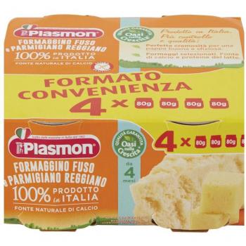 Papilla de Requesón y Parmesano 4x80g