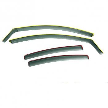 Deflector de viento DGA 180.47FR 4 Piezas Frontal Trasero
