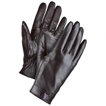 Black Leather Gloves. Premium, Super Soft Goat Leather, Touchscreen 'Digital Touch' Gloves by TORRO
