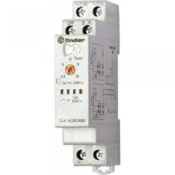 Finder 13.61.8.230.0000 Latching Relay 110...240V AC, TDR Multifunction, Time range: 30 s - 20 min, 1 pc(s)