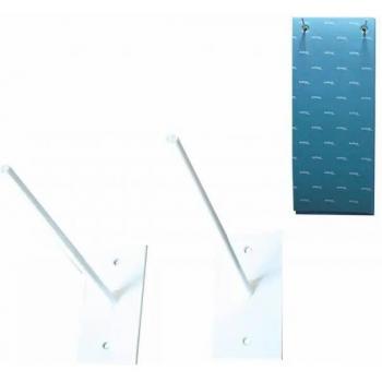 Soporte Pared Colchoneta Softee con Agujeros - 2 Piezas, Blanco, Unisex, 1,38 kg