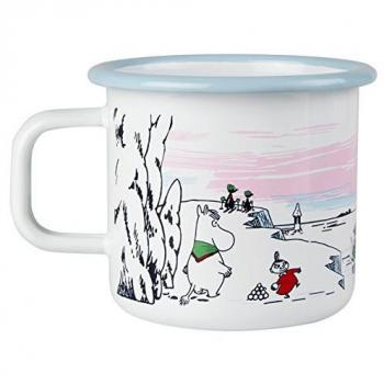 Moomin Winter Time - Moomin Muurla Enamel Mug - 37 cl