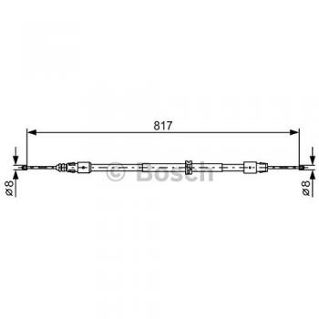 Bosch 1987482024 cable de freno